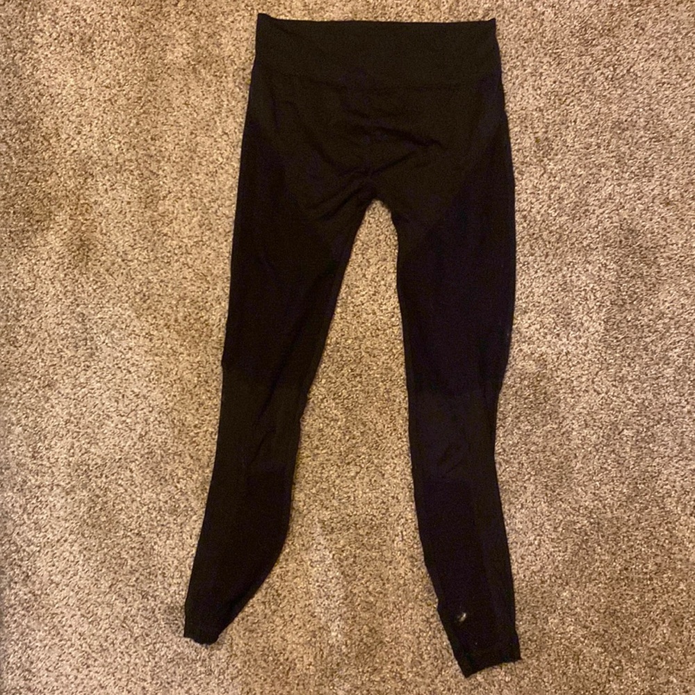Ruffled and then sheer leggings but very comfy